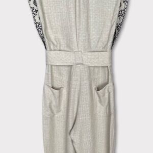 PatBO Embroidered Linen Jumpsuit